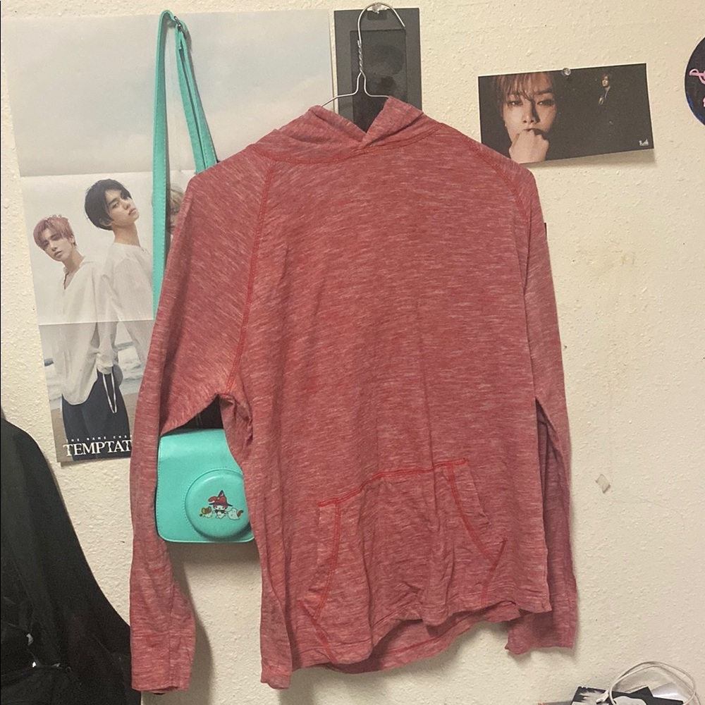 GAP Heathered Red Hoodie